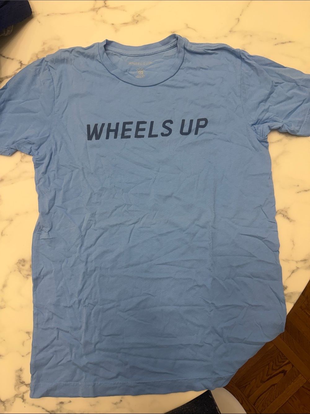 Men's Light Blue Graphic T‑Shirt